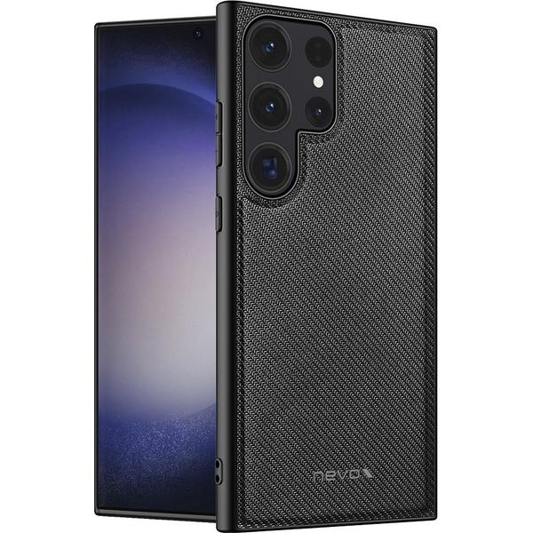 Nevox Styleshell Nylo, Cover, Samsung, Galaxy S25 Ultra, 17,3 Cm (6,8"), Nero"-image