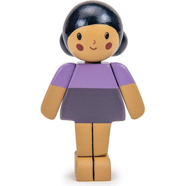 Famiglia Di Bambole Tender Leaf - Bambola Giocattolo In Legno Almond Girl-image