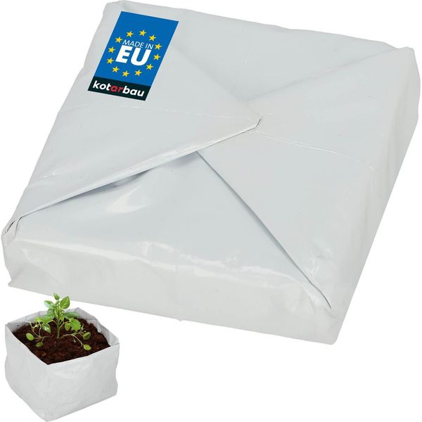 Kotarbau Sacchetto Per Piante Sacchetto Per Erbe Aromatiche 20 X 20 X 18 Cm Vasi In Tessuto Di Fibra Di Cocco Coltivazione Di Ortaggi Facile Da Trasportare Regolazione Dell'acqua Per Fiori Ortaggi Pomodori-image