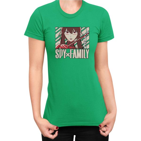 Maglietta Da Donna Japan Anime Manga Family Anime X Manga Spy Fan Solo Yor, Lady M , Vert-image