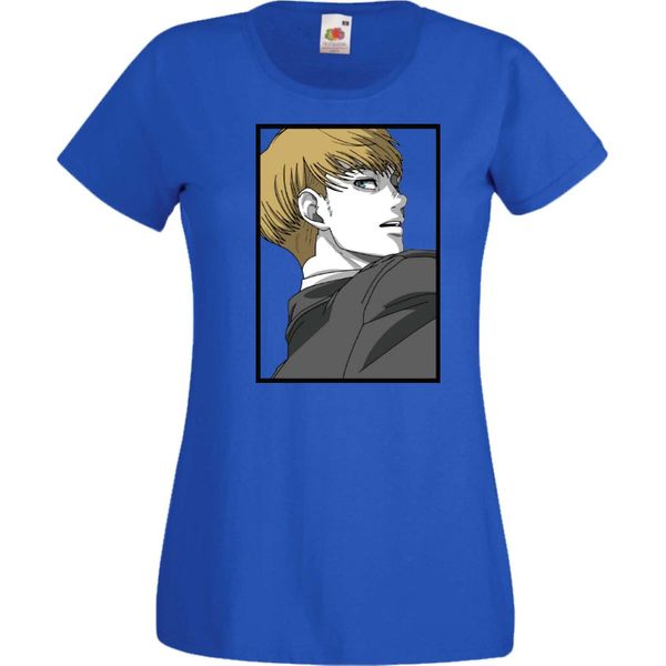 Maglietta Da Donna Attack Anime On Titan Armin Arlert Var-017 Armin Arlert, Lady Xl , Bleu-image