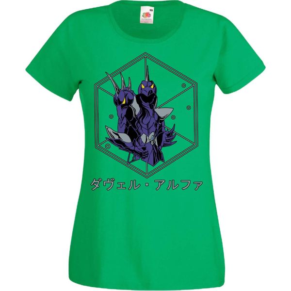 Maglietta Da Donna Manga Anime Saint Anime Seiya Knights Of The Zodiac Dragon Shiryu Dragon Shiryu, Lady 2XL , Vert-image