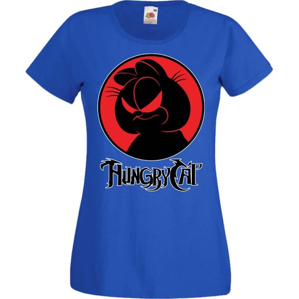 Maglietta Da Donna Manga Anime Thundercats Garfield Garfield, Lady S , Bleu-image