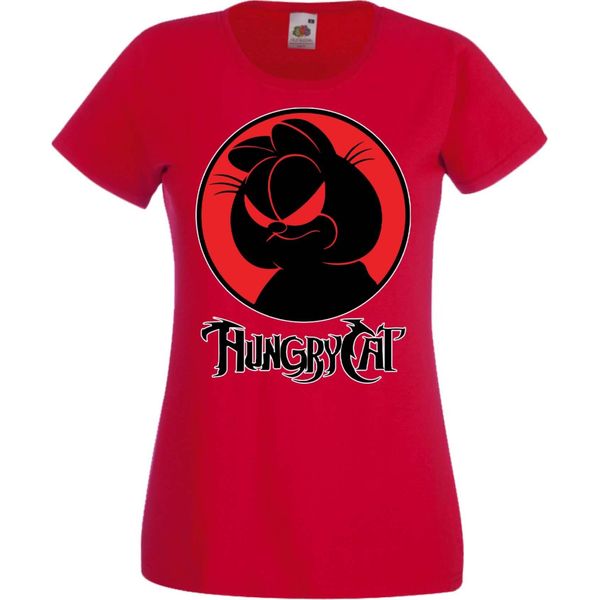 Maglietta Da Donna Manga Anime Thundercats Garfield Garfield, Lady Xs , Rouge-image
