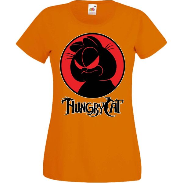 Maglietta Da Donna Manga Anime Thundercats Garfield Garfield, Lady S , Orange-image