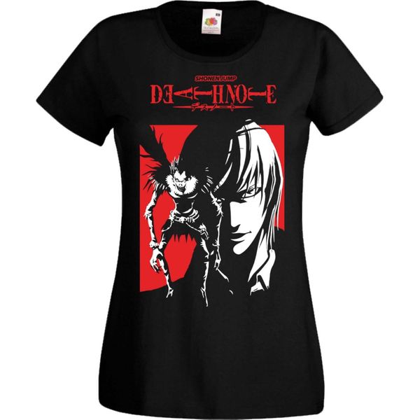 Maglietta Da Donna Manga Anime Death Note Shonen Jump Death Note Shonen Jump, Lady L , Noir-image