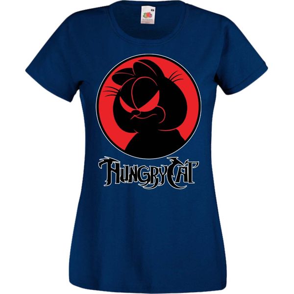 Maglietta Da Donna Manga Anime Thundercats Garfield Garfield, Lady L , Bleu Foncé-image