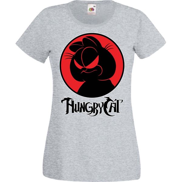 Maglietta Da Donna Manga Anime Thundercats Garfield Garfield, Lady Xl , Gris-image