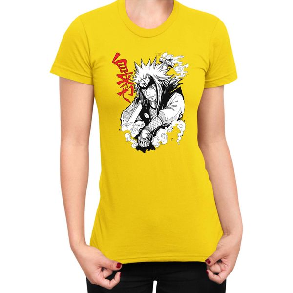 Maglietta Da Donna Naruto Jiraiya 04, Lady S , Jaune-image