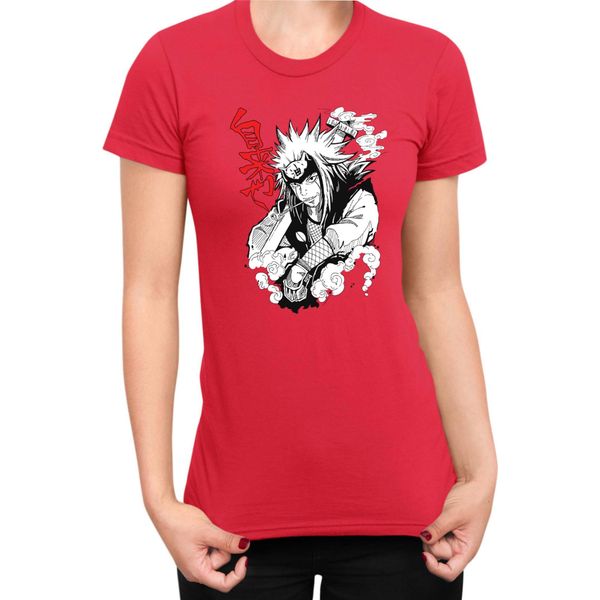 Maglietta Da Donna Naruto Jiraiya 04, Lady S , Rouge-image