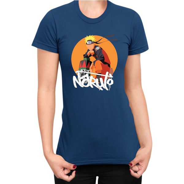 Maglietta Da Donna Naruto Naruto 04, Lady Xs , Bleu Foncé-image