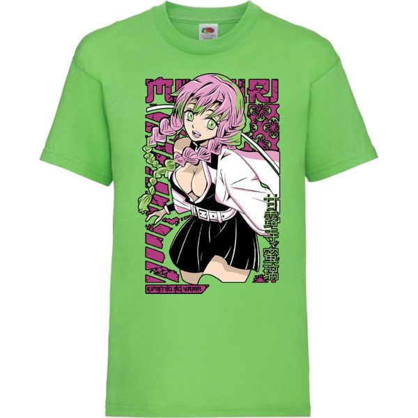 Maglietta Per Bambini Demon Anime Slayer Kanroji Mitsuri Kanroji Mitsuri, 9-11 Jahr - 140 , Lime-image