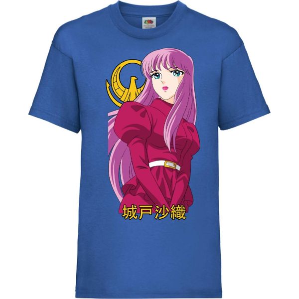 Maglietta Per Bambini Saint Anime Seiya Athena Saint Anime Seiya Athena, 12-13 Jahr - 152 , Bleu-image