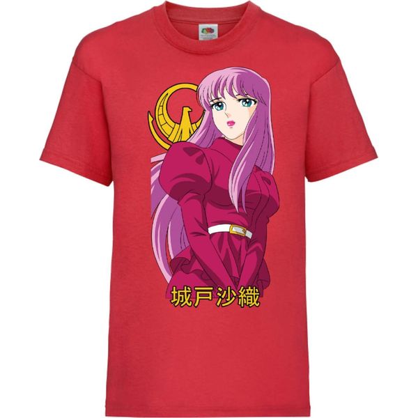Maglietta Per Bambini Saint Anime Seiya Athena Saint Anime Seiya Athena, 7-8 Jahr - 128 , Rouge-image