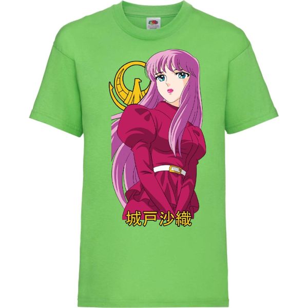 Maglietta Per Bambini Saint Anime Seiya Athena Saint Anime Seiya Athena, 12-13 Jahr - 152 , Lime-image