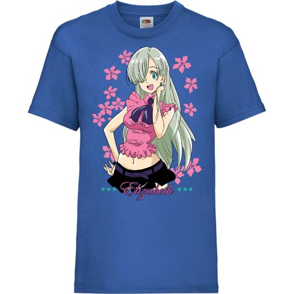 Maglietta Per Bambini The Seven Anime Deadly Manga Sins Elizabeth Liones Elizabeth Liones, 9-11 Jahr - 140 , Bleu-image