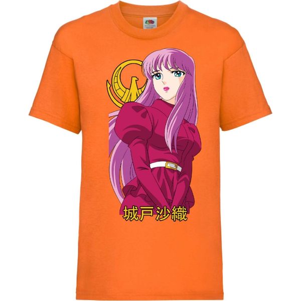Maglietta Per Bambini Saint Anime Seiya Athena Saint Anime Seiya Athena, 12-13 Jahr - 152 , Orange-image