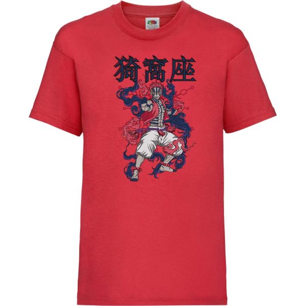 Maglietta Per Bambini Demon Anime Slayer Akaza 02 Demon Akaza, 5-6 Jahr - 116 , Rouge-image