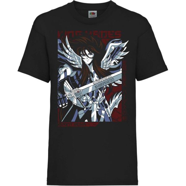 Maglietta Per Bambini Saint Anime Seiya Hades Hades, 5-6 Jahr - 116 , Noir-image