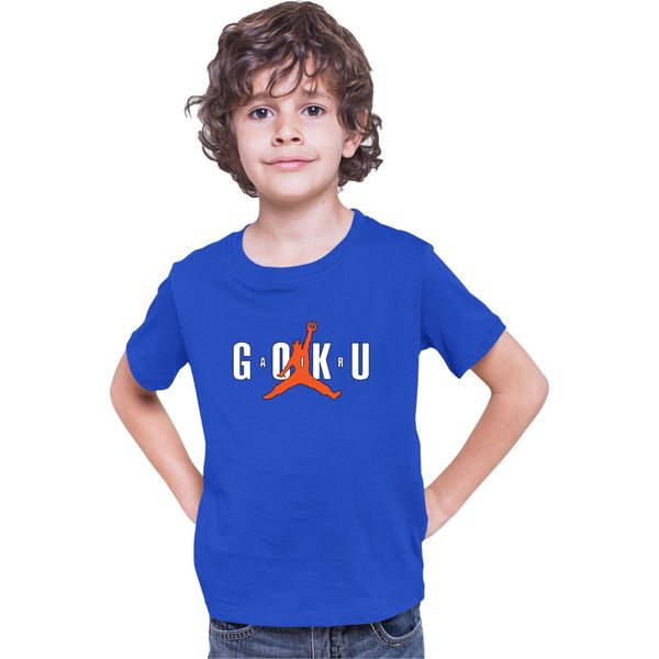 Maglietta Per Bambini Dragon Anime Manga Ball Z Goku Air, 9-11 Jahr - 140 , Bleu-image
