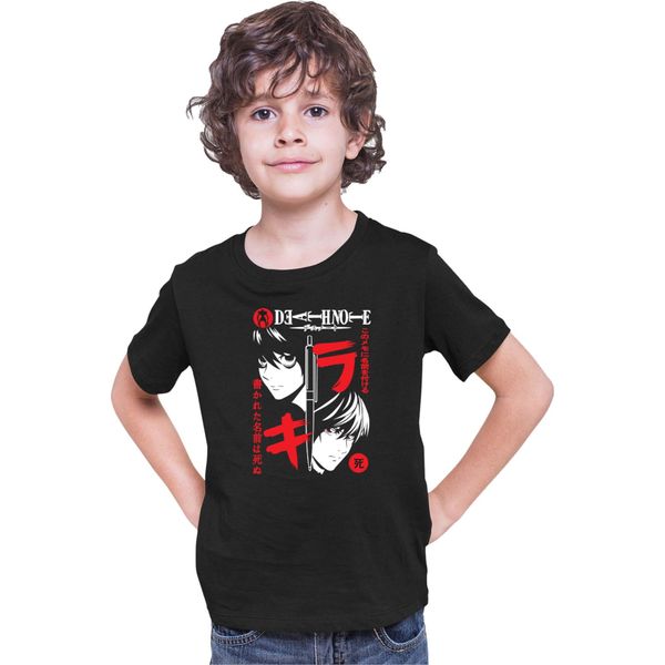 Maglietta Per Bambini Japan Anime Manga Death Note 3 Death Note, 3-4 Jahr - 104 , Noir-image