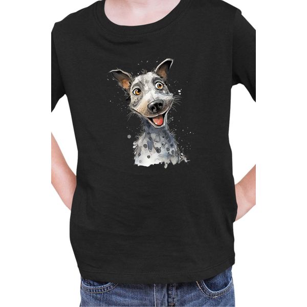 Maglietta Per Bambini Funny Dogs Breeds Australian Cattle Dog Breed Dog Breed, 9-11 Jahr - 140 , Noir-image