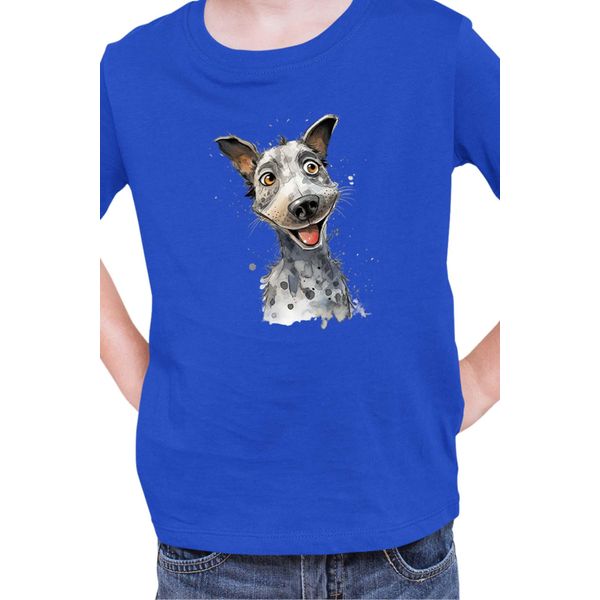 Maglietta Per Bambini Funny Dogs Breeds Australian Cattle Dog Breed Dog Breed, 9-11 Jahr - 140 , Bleu-image