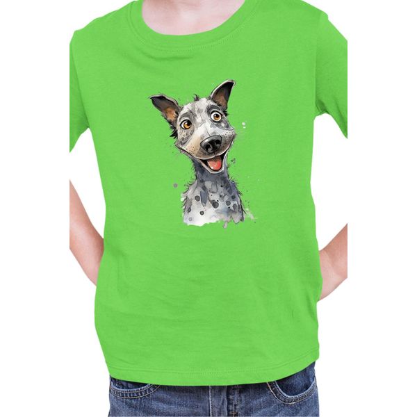 Maglietta Per Bambini Funny Dogs Breeds Australian Cattle Dog Breed Dog Breed, 9-11 Jahr - 140 , Lime-image
