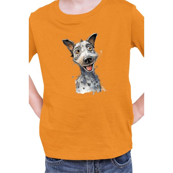 Maglietta Per Bambini Funny Dogs Breeds Australian Cattle Dog Breed Dog Breed, 12-13 Jahr - 152 , Orange-image