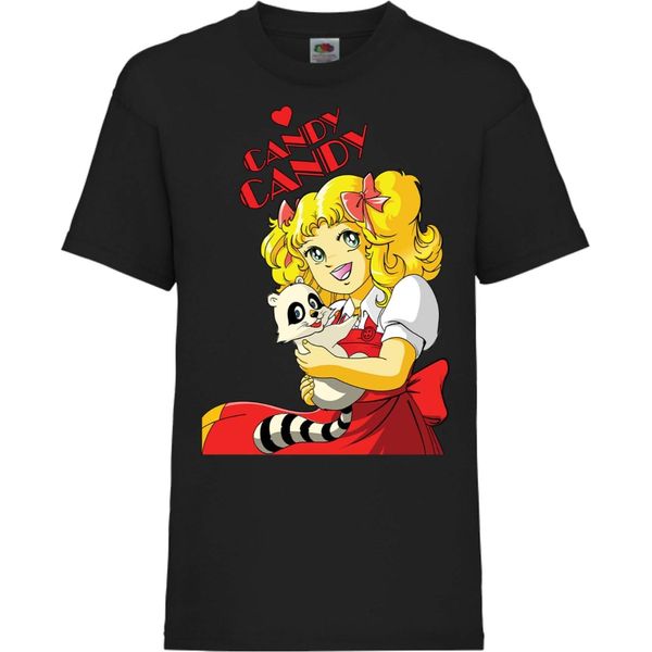 Maglietta Per Bambini Candy Candy Candy Candy, 12-13 Jahr - 152 , Noir-image