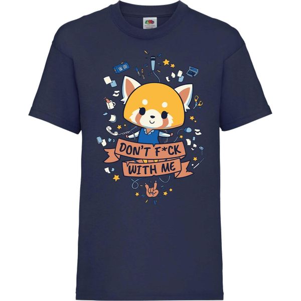 Maglietta Per Bambini Aggretsuko 01 Aggretsuko, 12-13 Jahr - 152 , Bleu Foncé-image