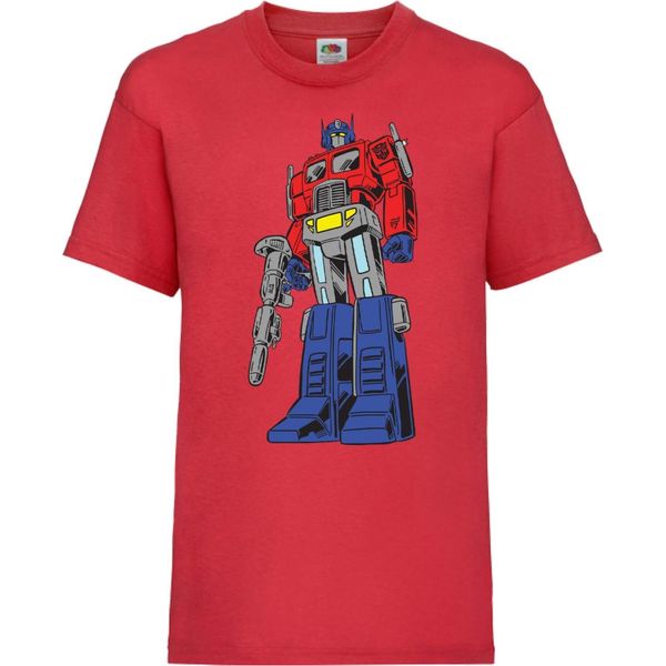Maglietta Per Bambini Transformers Optimus Prime 01 Optimus Prime, 7-8 Jahr - 128 , Rouge-image