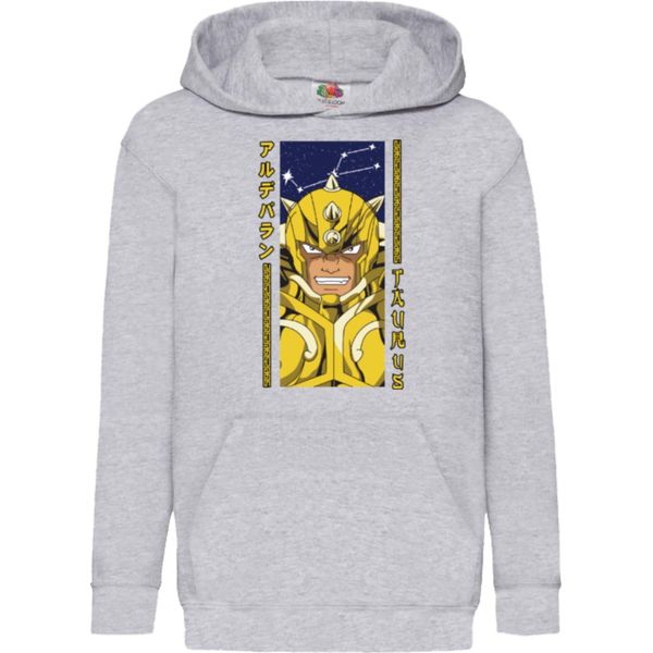 Felpe Con Cappuccio Per Bambini Japan Anime Manga Saint Anime Seiya Shiryu Shiryu, 7-8 Jahr - 128 / Gris-image