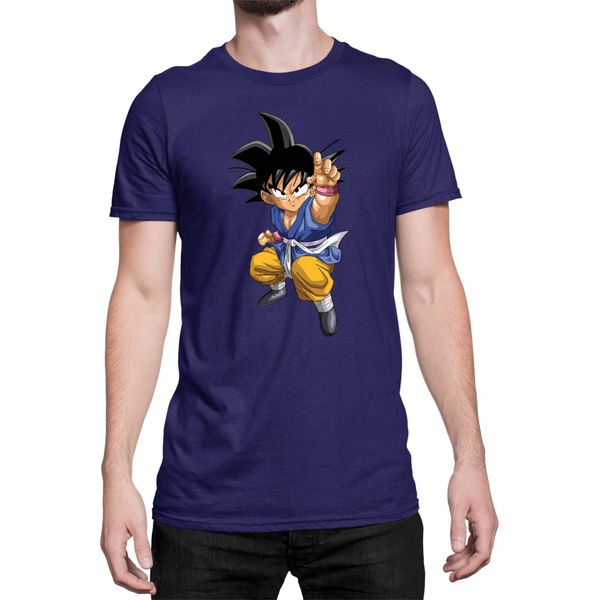 Maglietta Da Uomo Dragon Anime Manga Ball Z Goku 16, Man S , Bleu Foncé-image