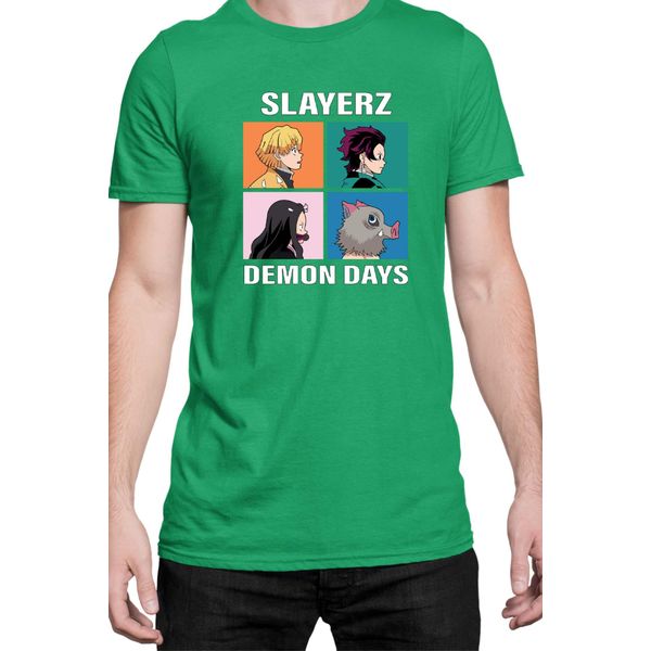 Maglietta Da Uomo Japan Manga Anime Comics Animation Demon Anime Slayer All Slayerz, Man L , Vert-image