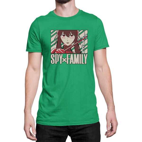 Maglietta Da Uomo Japan Anime Manga Family Anime X Manga Spy Fan Solo Yor, Man S , Vert-image