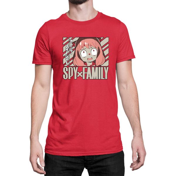 Maglietta Da Uomo Japan Anime Manga Family Anime X Manga Spy Fan Solo Anya, Man M , Rouge-image