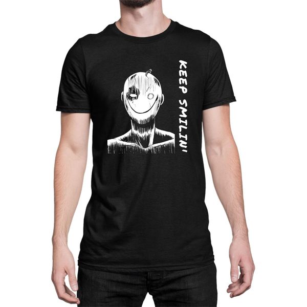 Maglietta Da Uomo Japan Anime Manga Are We Friends Keep Smiling, Man S , Noir-image