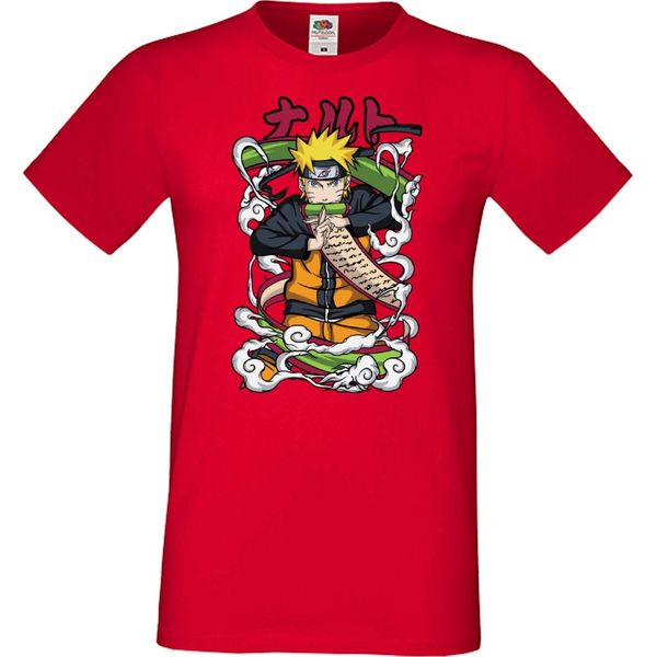 Maglietta Da Uomo Japan Manga Animation Comics Naruto Toad Sage Var-008 Toad Form, Man Xl , Rouge-image