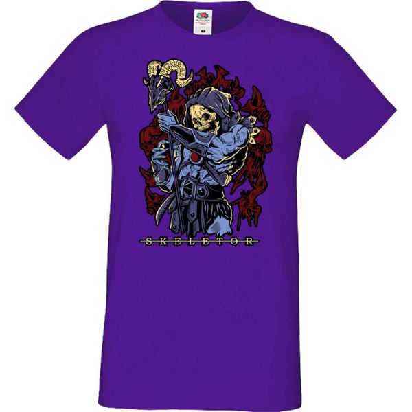 Maglietta Da Uomo Anime Manga Masters Of The Universe Skeletor Skeletor, Man S , Lilas-image