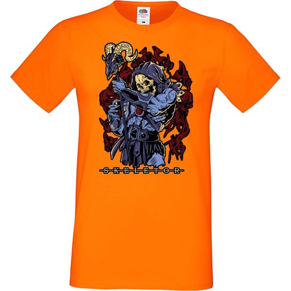 Maglietta Da Uomo Anime Manga Masters Of The Universe Skeletor Skeletor, Man S , Orange-image