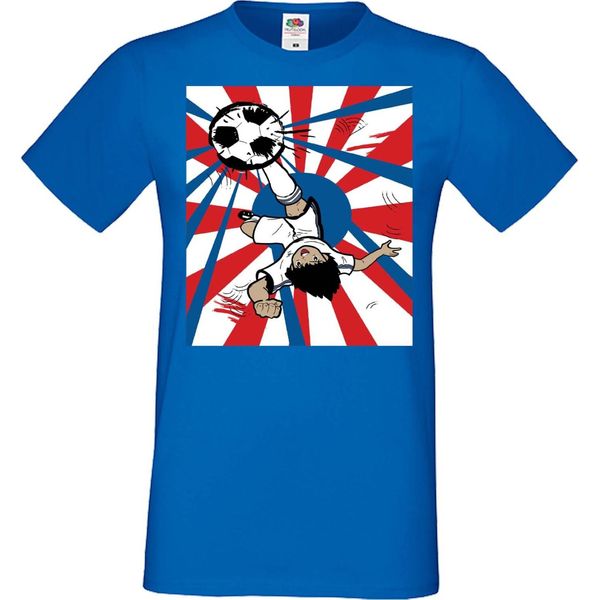 Maglietta Da Uomo Manga Anime Captain Tsubasa 03 Oozora, Man Xl , Bleu-image