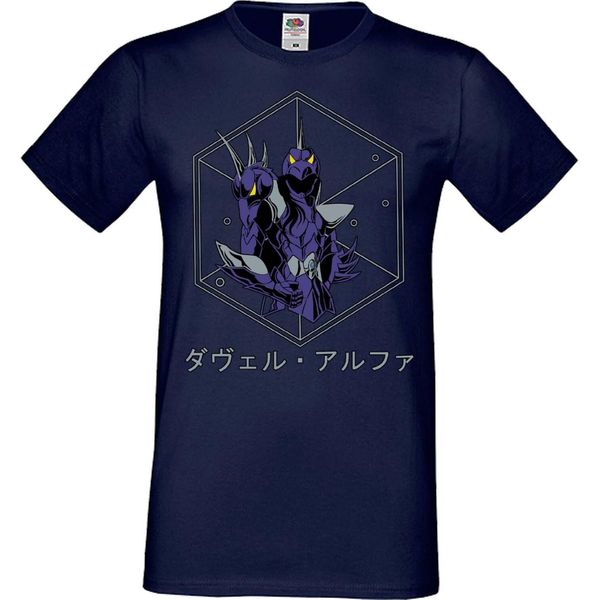 Maglietta Da Uomo Manga Anime Saint Anime Seiya Knights Of The Zodiac Dragon Shiryu Dragon Shiryu, Man S , Bleu Foncé-image