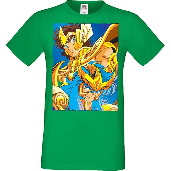 Maglietta Da Uomo Manga Anime Saint Anime Seiya Knights Of The Zodiac Saint Anime Seiya Knights Of The Zodiac, Man S , Vert-image