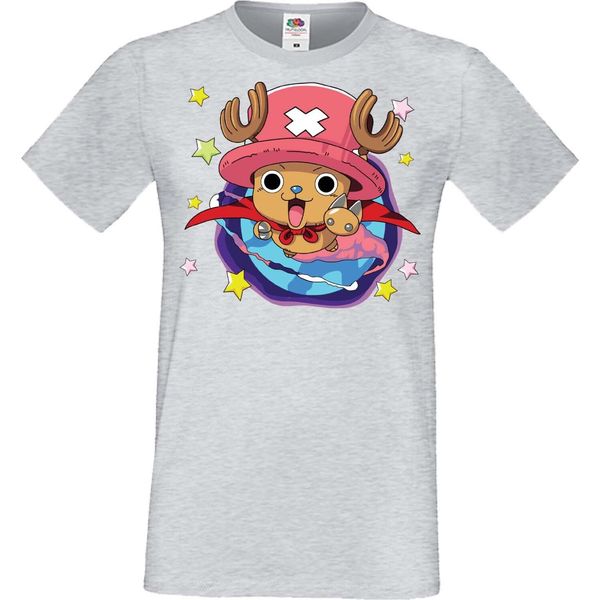 Maglietta Da Uomo Manga Anime One Manga Piece Anime Tony Tony Chopper, Man 3XL , Gris-image