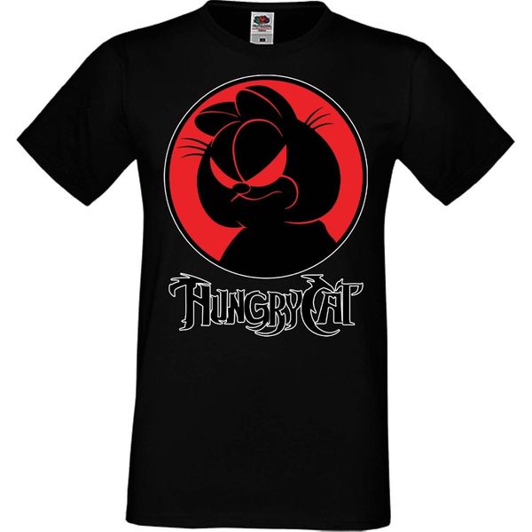 Maglietta Da Uomo Manga Anime Thundercats Garfield Garfield, Man Xl , Noir-image