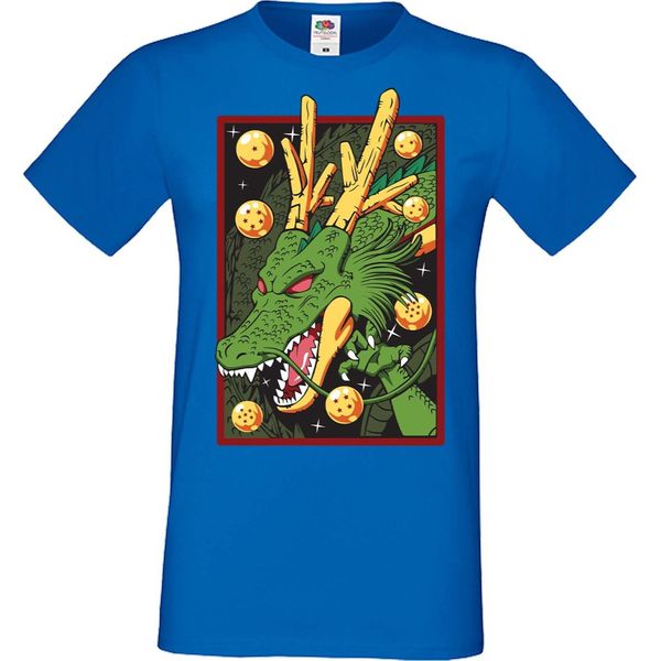 Maglietta Da Uomo Manga Anime Dragon Anime Manga Ball Z Shenron Shenron Dragon, Man S , Bleu-image