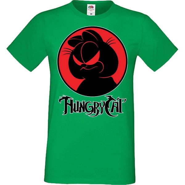 Maglietta Da Uomo Manga Anime Thundercats Garfield Garfield, Man L , Vert-image