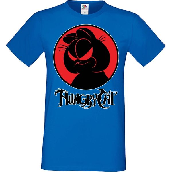 Maglietta Da Uomo Manga Anime Thundercats Garfield Garfield, Man L , Bleu-image