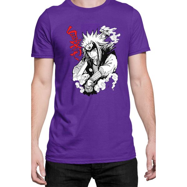 Maglietta Da Uomo Naruto Jiraiya 04, Man S , Lilas-image